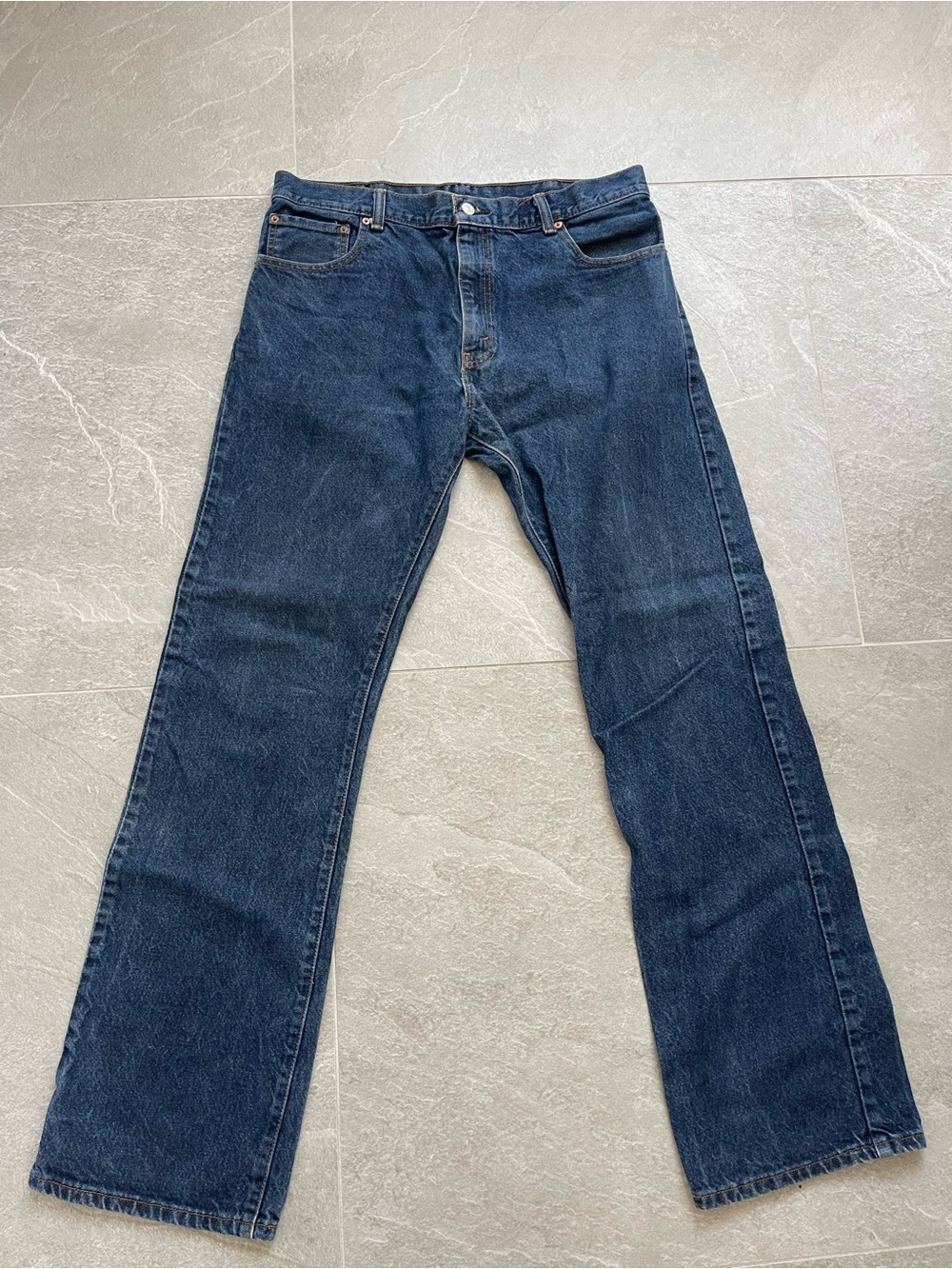 Levi's 517 Jeans Men 36x34 Blue Boot Cut 100% Cotton Medium Wash Denim